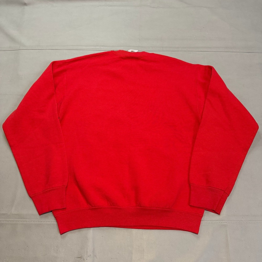 90s Mickey & Co Minnie Mouse Pin Up Red‎ Disney Sweatshirt L Skate Hook Up-4870 - Picture 3 of 8